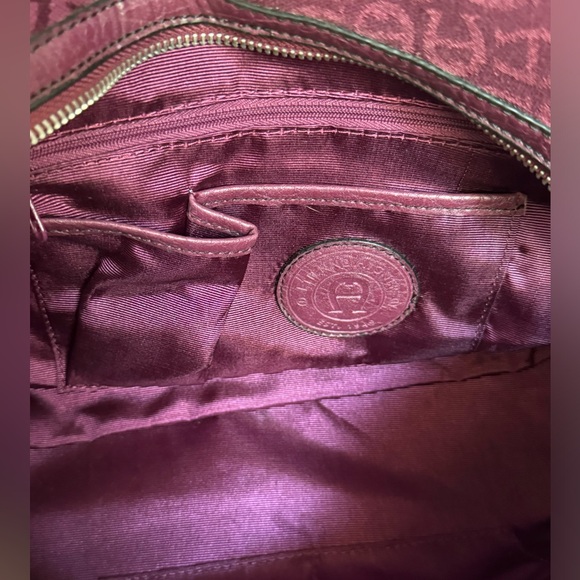 Like new. Used once Etienne Aigner purse bag burgundy wine color open to offers - Picture 11 of 15